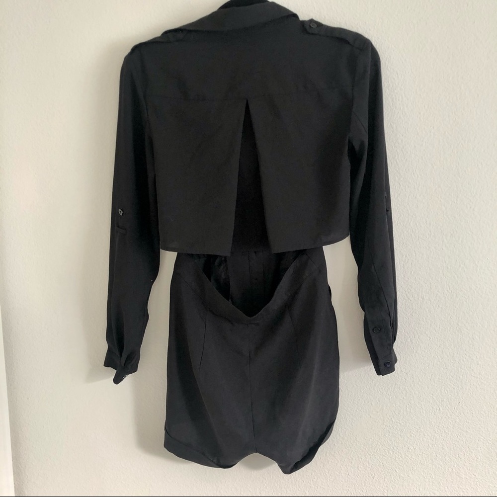 Bebe black cut out romper - Picture 4 of 5
